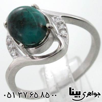 انگشتر فیروزه نیشابوری خوشرنگ زنانه