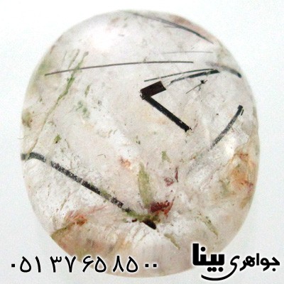 نگین انگشتر دُر مویی بیضی نقش دو