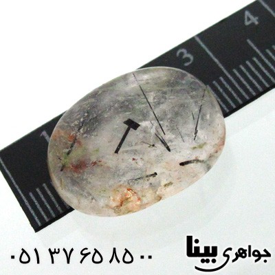 نگین انگشتر دُر مویی بیضی نقش دو