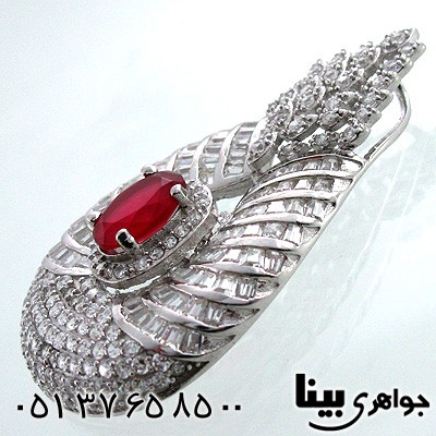 گردنبند ابسیدین قرمز زنانه فروزان