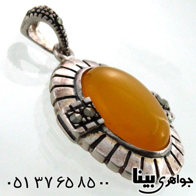 گردنبند عقیق شرف الشمس زنانه طرح مصری