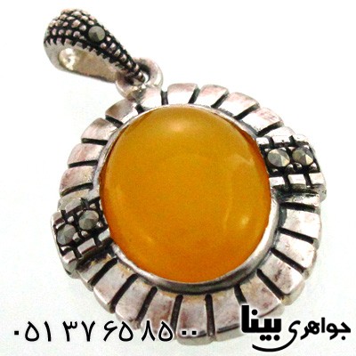 گردنبند عقیق شرف الشمس زنانه طرح مصری