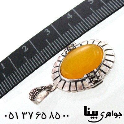 گردنبند عقیق شرف الشمس زنانه طرح مصری