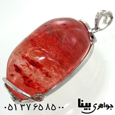 گردنبند کوارتز با نام مقدس محمد و علی