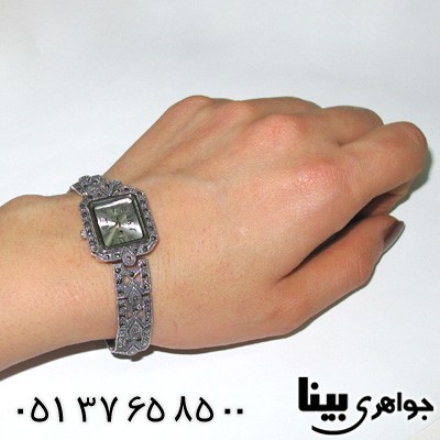 ساعت حدید زنانه طرح مستطیل و اشک