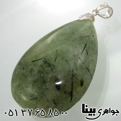 گردنبند یشم مویی طرح اشکی