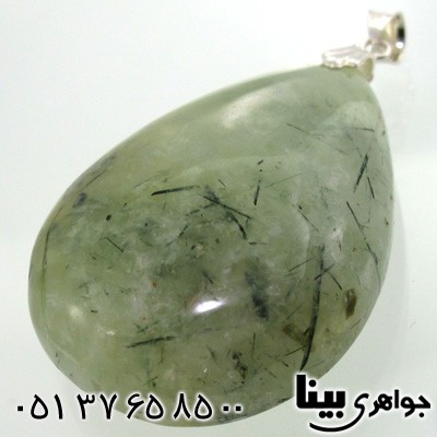 گردنبند یشم مویی طرح اشکی