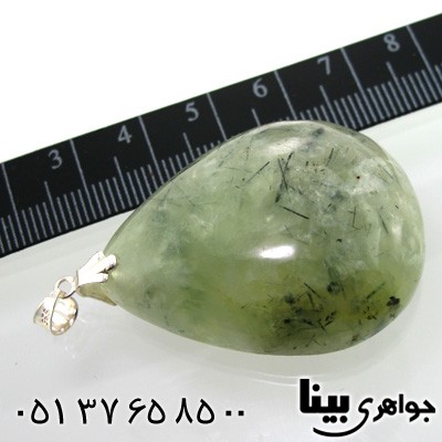 گردنبند یشم مویی طرح اشکی