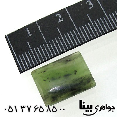 نگین انگشتر یشم مستطیلی