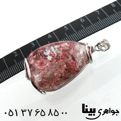 گردنبند کوارتز با نقش ابروباد