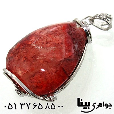 گردنبند کوارتز نقش مرداب سرخ
