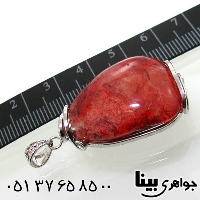 گردنبند کوارتز نقش مرداب سرخ