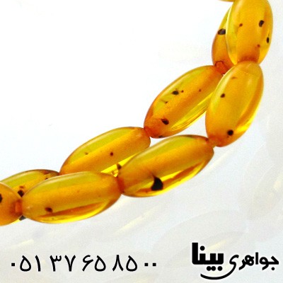 تسبیح کهربا پودری 33 دانه خوشرنگ