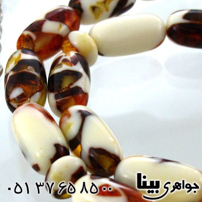 تسبیح کهربا پودری ابر و باد درشت