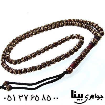 تسبیح سندلوس زرشکی قدیمی