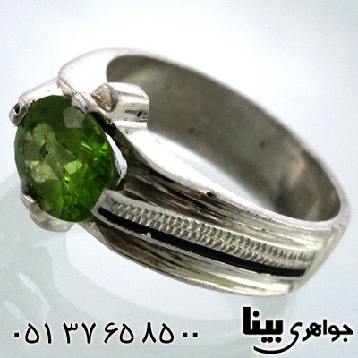 انگشتر زبرجد مردانه کلاسیک