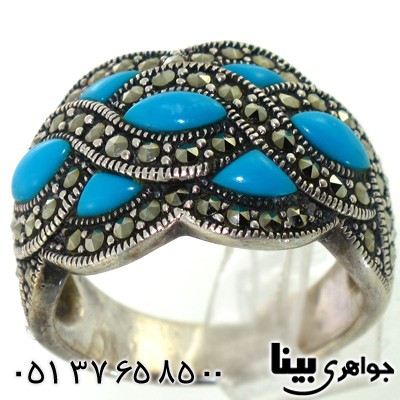 انگشتر حدید زنانه طرح پیچ درشت