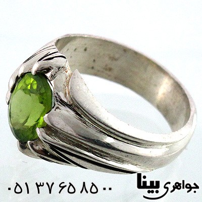 انگشتر زبرجد مردانه طرح سنتی