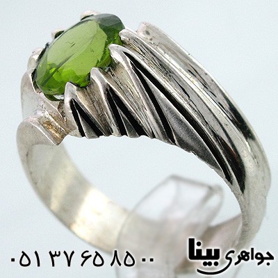 انگشتر زبرجد مردانه طرح سنتی