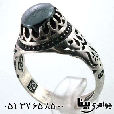 انگشتر حدید مردانه با دعای هفت جلاله