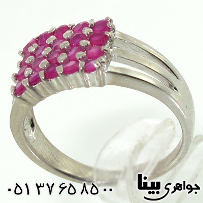 انگشتر یاقوت سرخ زنانه طرح شگرف