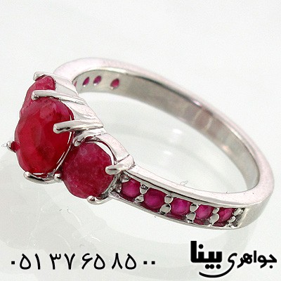 انگشتر یاقوت سرخ زنانه زیبا
