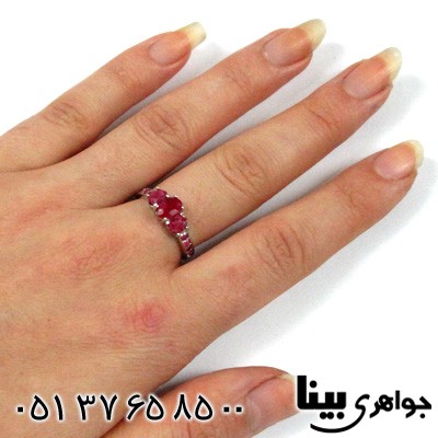 انگشتر یاقوت سرخ زنانه زیبا