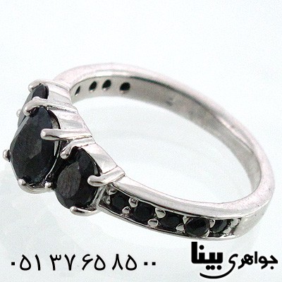 انگشتر یاقوت کبود زنانه زیبا