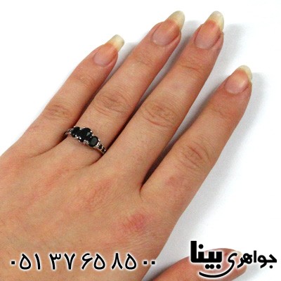 انگشتر یاقوت کبود زنانه زیبا