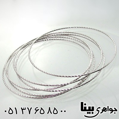 النگو نقره طرح پیچ زنانه