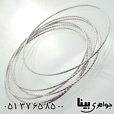 النگو نقره طرح پیچ زنانه