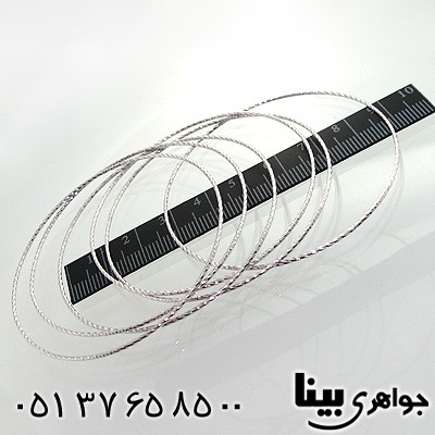النگو نقره طرح پیچ زنانه