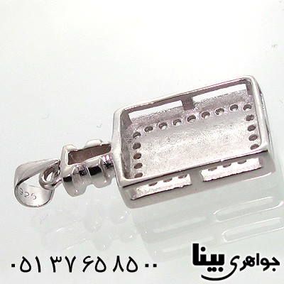 گردنبند نقره chanel مستطیلی