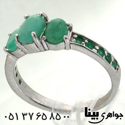 انگشتر زمرد زنانه زیبا