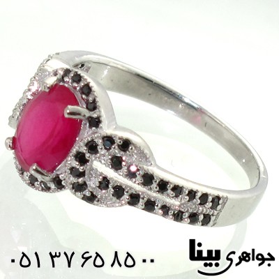 انگشتر جید زنانه طرح کلاسیک