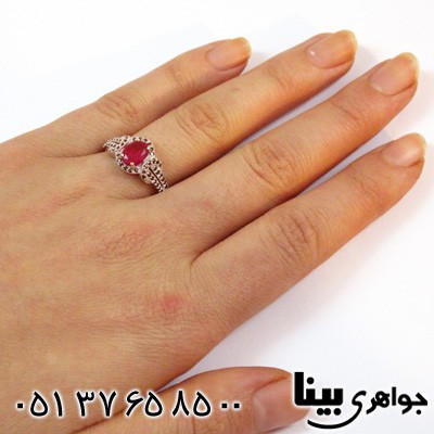 انگشتر جید زنانه طرح کلاسیک