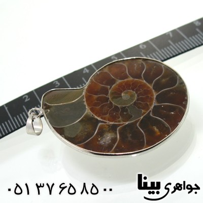 گردنبند صدف فسیل حلزون