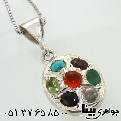گردنبند چند جواهر عقیق یمنی طرح زهره