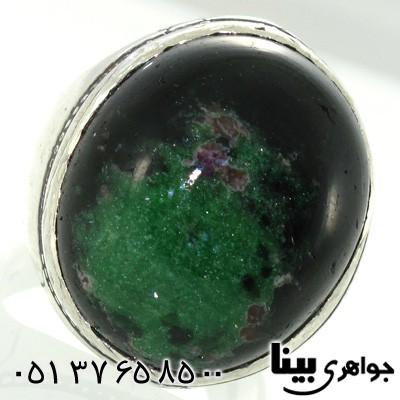 انگشتر کوارتز شجری مردانه درشت باشکوه