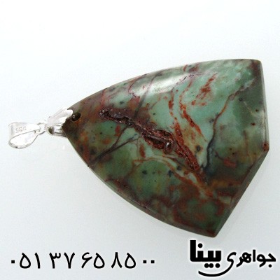 گردنبند فیروزه تبتی هیمالیا تراش چند وجهی درشت سنگ درمانی