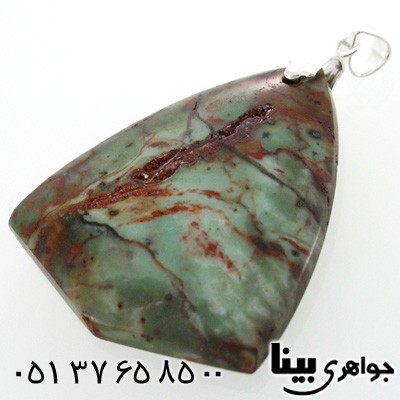 گردنبند فیروزه تبتی هیمالیا تراش چند وجهی درشت سنگ درمانی