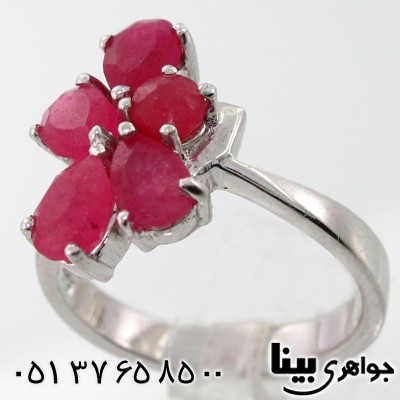 انگشتر یاقوت سرخ زنانه طرح ملیکا