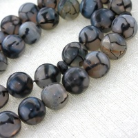 تسبیح عقیق شجری عالی طرح کلمات 33 دانه ای درشت