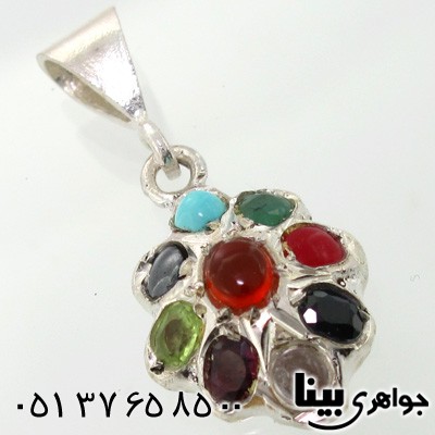گردنبند چند جواهر عقیق یمنی طرح رخسا