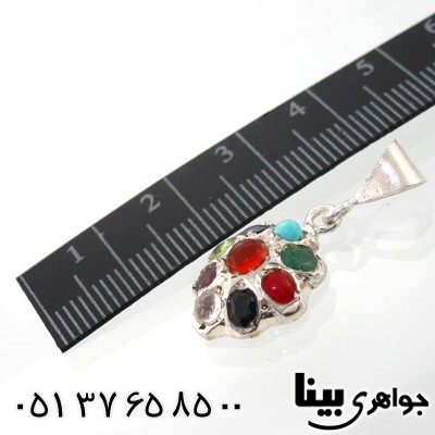 گردنبند چند جواهر عقیق یمنی طرح رخسا