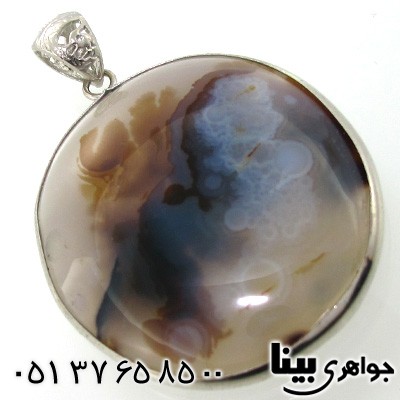 گردنبند عقیق شجری صاف و شیک