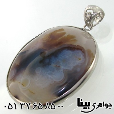 گردنبند عقیق شجری صاف و شیک