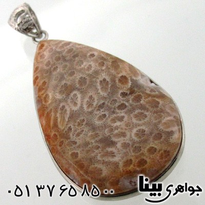 گردنبند مرجان طرح اشک