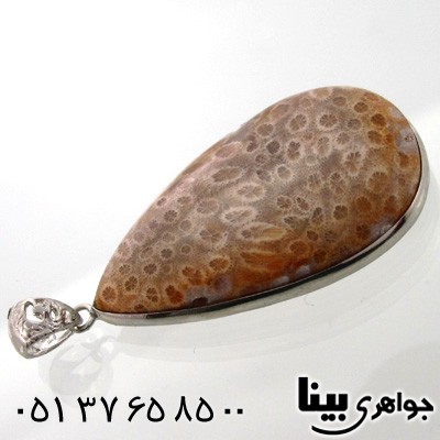 گردنبند مرجان طرح اشک