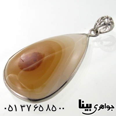 گردنبند عقیق باباقوری طرح اشکی
